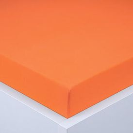 Cearşaf cu elastic jersey EXCLUSIVE portocaliu, set 2 buc 90 x 200 cm 1
