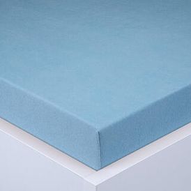 Cearşaf cu elastic frotir EXCLUSIVE albastru, set 2 buc 90 x 200 cm 1