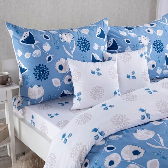 Set lenjerii de pat pentru familii GARDINO, cu cearceafuri şi feţe pernuţe, set 8 piese pentru un pat dublu 6