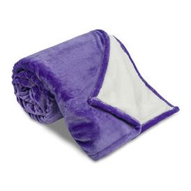 Pătură mătăsoasă OIŢĂ, violet, 150 x 200 cm 1